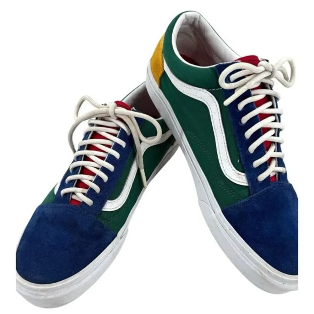 Vans Old Skool Yacht Club Skate Suede Shoe UNISEX Color Block Men 8.5‎ Women 10